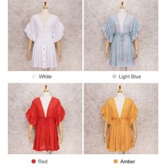 Brand Name:EDOLYNSAPattern Type:SolidStyle:Young StyleYoung Style:BohemianMaterial:PolyesterOrigin:CN(Origin)Age:Ages 18-35 Years OldFit:Fits larger than usual. Please check this store's sizing infoRelease Date:Spring 2021 Casual V-neck Festival Cover-up, Chic V-neck Beach Party Cover-up, V-neck Beachwear Cover-up For Day Out, V-neck Summer Cover-up For Spring, Flowy V-neck Summer Beach Dress, Flowy V-neck Cover-up For Brunch, Summer V-neck Beach Dress For Day Out, White Summer V-neck Dress For Beach, Summer V-neck Mini Dress For Vacation