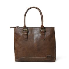 Introducing the City Chic Brown Leather Shoulder Tote—a versatile office bag designed for elegance and practicality. With a central compartment, inside pocket, and sturdy handles adorned with stylish buckles, it seamlessly blends class with functionality. Crafted from naturally tanned buffalo leather, this bag effortlessly transitions from office sophistication to casual chic. Perfect for brunch or quick outings with friends, it complements your style while prioritizing environmental responsibil Business Tote Shoulder Bag With Detachable Handle, Brown Bags With Adjustable Handle For Work, Leather Top Handle Laptop Bag For Work, Business Satchel Briefcase With Detachable Handle, Everyday Rectangular Briefcase With Top Carry Handle, Timeless Satchel Shoulder Bag For Everyday Use, Business Tote Shoulder Bag With Top Carry Handle, Classic Everyday Laptop Bag With Top Handle, Classic Everyday Laptop Bag With Top Carry Handle