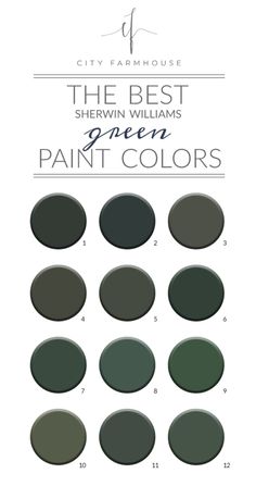 the best sherwin williams green paint colors