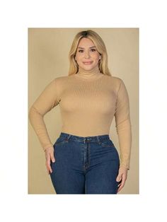 Elevate your wardrobe with our Plus Size Ribbed Turtle Neck Long Sleeve Bodysuit. Crafted from soft and lightweight, high-stretch rib knit fabric, this bodysuit offers both comfort and style for various occasions.
Key Features:
- Fabric: Soft and lightweight high-stretch rib knit
- Fit: Plus size bodysuit with a turtle neck and long sleeves for a chic look
- Color Options: Available in classic black, navy blue, and burgundy
- Sizes: Available in sizes 1X to 3X
- Design: Features a flattering rib Casual Ribbed High-stretch Bodysuit, Ribbed Stretch Bodysuit For Fall, Casual Ribbed Stretch Bodysuit, Casual Turtleneck Bodysuit In Solid Color, Casual Turtleneck Bodysuit, Solid Ribbed High Neck Bodysuit, Trendy High Stretch Ribbed Bodysuit, Solid Ribbed High-neck Bodysuit, Casual High Stretch Bodysuit For Winter