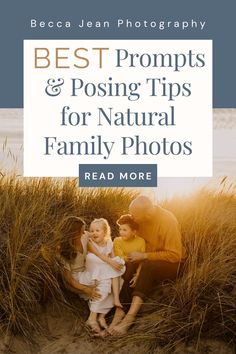 two children and an adult are sitting in the sand with their arms around each other