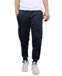 in stock Sporty Fleece Bottoms With Pockets, Sportswear Sweatpants With Cargo Pockets, Sporty Fleece Pants With Pockets, Fleece Joggers With Pockets For Streetwear, Winter Cargo Pants With Pockets For Sports, Sporty Fleece Sweatpants With Pockets, Fleece Joggers With Side Pockets, Joggers With Hip Pockets For Outdoor Activities, Sportswear Sweatpants With Cargo Pockets For Jogging