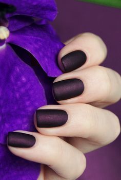 Deborah Lippmann Harem Silks From Bombay Dark Color Nails, Fruit Nail Art, Nails Art Designs, Manicure Colors, Nails Polish, Dark Nails, Colors Purple, Deborah Lippmann