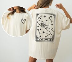 Dog Lover T-Shirt, Retro Dog Lovers Shirt, Gift For Dog Lover, Dog Astrology Card Tee, Dog Lover Shirt, Trendy Dog Paw Shirt, Cute Paw Shirt  **Feel free to message us on Etsy for different COLORS or any other DESIGNS you would like Welcome to ZenShirtUs! unisex t-shirt, sweatshirt, youth, toddler, baby and any other gift needs.   HOW TO ORDER ❔❔  ⚡Please check and review all listing photos. ⚡CHOOSE your SHIRT/SWEATSHIRT size and color from the menu. ⚡ Choose your QUANTITY as much as you want. ⚡ Custom Dog Shirt, Dog Astrology, Dog Tshirt Ideas, Dog Shirt Ideas, Dog Shirt Design, Design Jersey, Retro Dog, Dog Branding, Gift For Dog Lover