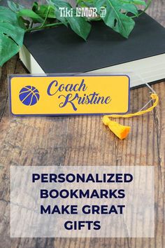 personalized bookmarks make great gifts