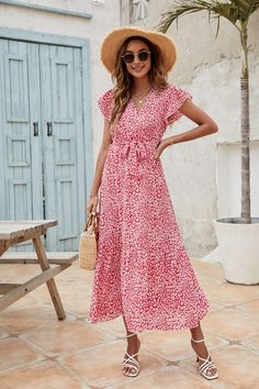 F00189387-303 Legging Jeans, Midi Dress Style, Line Dress, Floral Short, Dress Maxi, Casual Summer Dresses, Short Sleeve Dress, Type A, Style Elegant