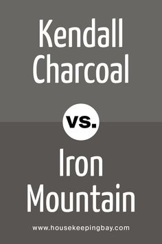 Kendall Charcoal vs Iron Mountain Charcoal Interior