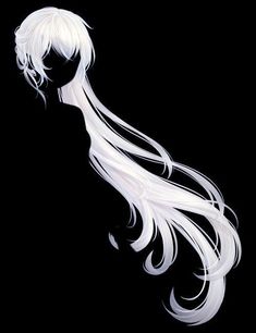 Manga Long Hair, Long Hair Reference, Anime Hairstyles, Drawing Examples, Cosplay Hair