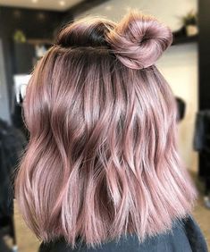 Veils Wedding, Pastel Pink Hair, Trendy Hair Color, Short Hair Color, Hair Wedding, Rose Gold Hair, Pastel Hair, Hair Natural