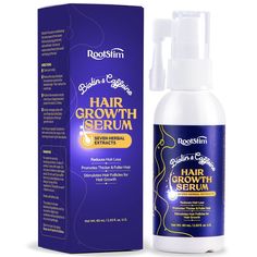 PRICES MAY VARY. Supports Healthy Hair Growth: Rootstim Hair Growth Serum is formulated with natural ingredients like Biotin, Castor Oil, and extracts of Ginseng, Ginger, Dong Quai, Biota Orientalis Leaf, and He Shou Wu. It helps nourish the scalp, activate hair follicles, and support hair growth from the roots. These ingredients are known for their beneficial properties in hair care, making it suitable for both men and women looking to enhance hair thickness and health. Soothes and Conditions t He Shou Wu, Rice Water For Hair Growth, Rice Water For Hair, Dong Quai, Biotin Hair Growth, Biotin Hair, Hair Growth Spray, Stimulate Hair Follicles, Hair Regrowth Treatments