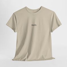 The unisex cotton tee is the basic staple of any wardrobe. It is the foundation upon which casual fashion grows.  Made using 100% US cotton that is ethically grown and harvested. Gods Promise, Showcase Design, Shirts & Tops, Running Errands, Heavy Cotton, Cotton Tee, Quality Fabric, Casual Fashion, Encouragement