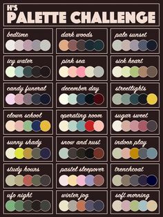 the palette challenge is here to help you decide what color they are