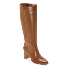 Step out in style with these chic a.n.a women's Ludwig stacked heel dress boots. Their versatile design complements any outfit, making them perfect for both casual and dressy occasions.Features: Memory FoamClosure Type: Side ZipperFootwear Technology: Memory Foam InsoleShaft Circumference: 10 1/2 InchesBoot Shaft Height: 5 1/2 InchesShoe Heel Height: 3 1/2 InchesUpper/Outer Base Material: 100% PolyuretheneShoe Lining Material: Polyurethane, Polyester, FabricSole Material Content: 100% Thermoplas Women’s Brown Boots, Elegant Tall Mid-calf Boots For Fall, Pointed Toe Knee-high Boots For Fall Workwear, Chic Boots With Stacked Heel For Work, Elegant Tall Boots For Fall, Classic Formal Boots For Spring, Chic Winter Boots With Stacked Heel, Fitted Tall Mid-calf Boots For Workwear, Elegant Wide Calf Knee-high Boots For Spring