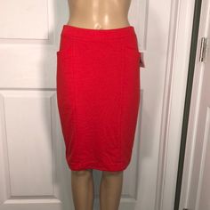 Anne Klein Red Skirt With Pockets. Nwt. Price On Tag $89.00. 65% Polyester, 33% Viscose, 2% Elastane. S (125-99) Red Knee-length Pencil Skirt For Spring, Red Relaxed Fit Pencil Skirt, Red Knee-length Skirt With Pockets, Red Spring Skirt With Pockets, Red Skirt With Pockets For Spring, Red Skirt For Workwear, Red Mini Pencil Skirt For Spring, Red Lined Pencil Skirt For Spring, Casual Red Knee-length Pencil Skirt