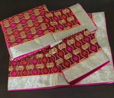 SHRI RUMALA SAHIB JI This is a beautiful handcrafted 4pc Set.   2 Pcs Rumala Sahib - 50x44 inches 2 Pcs Palkan - 20x20 inches They are made in silk with beautiful sequins embroidery in the middle, and embellished with gota on the sides. These are used to cover Shri Guru Granth Sahib ji. Pink Chanderi Sherwani For Wedding, Traditional Wedding Sherwani With Gota Work, Navratri Traditional Sherwani With Traditional Patterns, Traditional Sherwani With Patterns For Navratri, Traditional Sherwani With Gota Work For Festivals, Traditional Sherwani With Gota Work, Traditional Chanderi Sherwani For Wedding, Traditional Nida Kurta For Festive Occasions, Traditional Nida Kurta With Zari Work