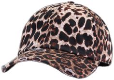 Casual Adjustable Leopard Print Hat, Adjustable Leopard Print Hat With Curved Brim, Trendy Leopard Print Cap, Dad Hat, Hat Cap, Adjustable Hat, Dad Hats, Leopard Print, Animal Print