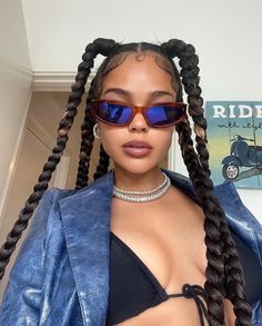 Bridget Bardot, 사진 촬영 포즈, Goddess Braids, Baddie Hairstyles, Box Braids Hairstyles, Twist Hairstyles, Black Girls Hairstyles, Aesthetic Hair, Style Outfits