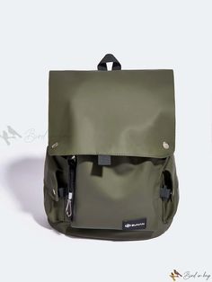 Bird in Bag - Premium Backpack for School and Travel Functional Green Backpack For Commuting, Trendy Backpack With Zipper Pocket For Commuting, Urban Green Backpack For Travel, Trendy Commuting Backpack With Zipper Pocket, Everyday Green Bag With Anti-theft Pocket, Practical Backpack With Anti-theft Pocket, Practical Rectangular Backpack With Anti-theft Pocket, Trendy Nylon Backpack For Commuting, Urban Nylon Rectangular Backpack