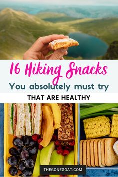 the top ten hiking snacks you absolutely must try that are healthy and nutritious