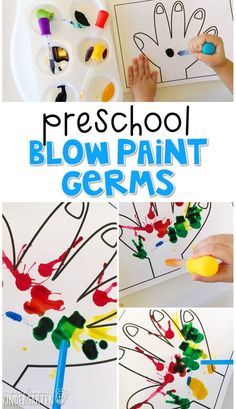 Healthy Crafts For Preschool, Preschool Healthy Habits, Germ Crafts, Germs Preschool, Germs Lessons, Healthy Habits Preschool, Germs Activities, Hygiene Activities, Body Preschool