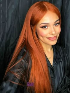 Hair Color For Morena, Bright Red Hair