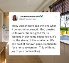 a tweet posted on the counter in a kitchen with an image of a woman's face