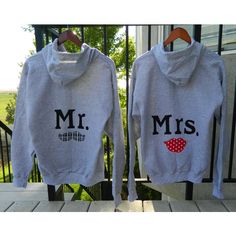 Cute Couple Hoodie Ideas, Grey Zip Hoodie, Queen Outfits, Gray Hoodies, Couple Wedding Shower, Wedding Gifts For Couples, Sister Shirts