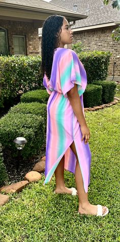 This item is available for local pick up from Magnolia, TX or select a shipping option and have it shipped directly to you. Spend over $99 and shipping is on me! Hit the pool or beach vacation wearing this bright and bold striped dress. It is so perfect for spring and summer! It features a lightweight breezy material and can be worn as a dress or cover up! Model is wearing a small. She is 5’8” tall. Pool Time, Vacation Wear, Stripe Dress, Striped Cardigan, Birdy, The Pool, Xl Dress, Striped Dress, Beach Vacation