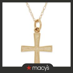 in stock Tarnish Resistant White Gold Cross Jewelry, Luxury Tarnish-resistant Cross Jewelry, Fine Jewelry Tarnish Resistant Cross Pendant, Tarnish Resistant Cross Necklace For Formal Occasions, 14k Gold Cross Jewelry For Anniversary, White Gold Cross Jewelry With Polished Finish, Elegant Gold Plated Jewelry Stamped 14k, Tarnish-resistant Cross Necklace For Formal Occasions, White Gold Polished Cross Jewelry