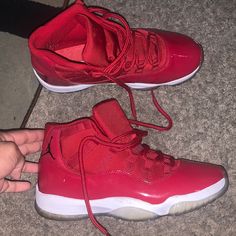 Just Bought Them Off Of Poshmark , Looking To Resell. I Never Wore Them So They Are Still In Good Condition From When I First Received Them. Condition 8/10 Shoes Jordan, Jordan Red, Jordans For Men, Jordan Shoes, Men's Shoes, Jordan, Size 10, Man Shop, 10 Things