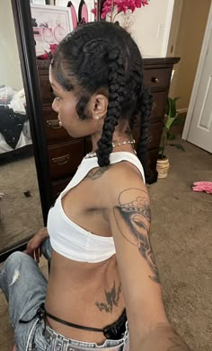 Natural Hair Short Cuts, Beauty Routine Tips, Girls Natural Hairstyles, Protective Hairstyles Braids, Natural Hair Tips, Sleek Ponytail, Hair Stylist Life, Baddie Hairstyles, Different Hairstyles