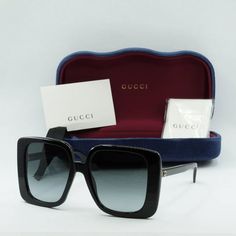 FREE PRIORITY SHIPPING & FREE RETURNS ON DOMESTIC ORDERS Sunglasses Eyeglasses New Arrivals Feedback About US Contact Us SUNGLASSES Women Men Kids EYEGLASSES Men Women New Arrivals Feedback About US Contact Us GUCCI GG1314S 001 Black/Grey Gradient 55-19-140 Sunglasses New Authentic   Additional information: Brand GUCCI Glasses Type Frame Material Acetate UPC 889652412061 Color Code 001 Gender Women Style Square Model GG1314S Temple Length 140 Bridge Size 19 Lens Socket Width 55 OUR PROMISE ✔ 100% authenticity guaranteed or your money back ✔ Free shipping and free convenient returns on all orders made within the US ✔ Orders typically shipped within 24 hours of purchase. Items ordered on weekends or holidays will be shipped the next business day ✔ All items are securely packaged and shipped Gucci Glasses, Authentic Models, Grey Gradient, Trending Sunglasses, Gradient Sunglasses, Men Eyeglasses, Grey Material, Gucci Black, Blush Makeup