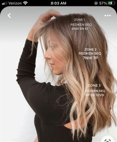 Level Seven Blonde, Cool Toner For Blonde, Low Lights For Blonde Hair Formula, Vanilla Blonde Hair Formula, Blonde Lowlight Formula, Redken Root Smudge Formula, Dark Blonde Formula, Bronde Balayage Formula, Old Money Blonde Formula