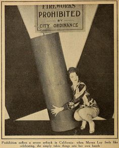 an old newspaper advertisement with a woman leaning on a large object in front of it