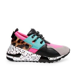 Nwt Steve Madden Cliff Bright Multi Sneakers Leather, Fabric, And Man-Made Upper Material. Twill Fabric Lining. Rubber Sole. 2.5" Heel Height, 5" Platform. Tags: Sneakers, Platform, Animal Print, Leopard Colors:Pink, Blue, White, Black, Gray, Teal, Brown Pink Running Shoes With Contrast Sole, Pink Running Shoes With Round Toe And Contrast Sole, Trendy Pink Flat Heel Sneakers, Trendy Pink Chunky Sneakers With Round Toe, Casual Pink Running Shoes With Contrast Sole, Trendy Pink Chunky Sneakers, Trendy Pink Low-top Wedge Sneakers, Pink Sports Sneakers With Studded Outsoles, Pink Sneakers With Studded Outsoles For Sports