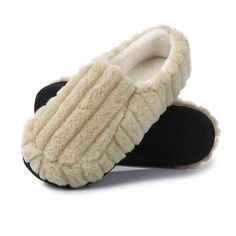 Step into comfort with KOJOOIN Women's House Slippers, the perfect blend of style and relaxation for your feet. These slippers are designed with a cozy, breathable fleece upper and a plush shearling lining, ensuring your feet stay warm and comfortable all day long.

- Style: Slip-on, close-toe design
- Material: Fleece upper with shearling lining
- Features: Lightweight, premium high-density memory foam, durable anti-skid and water-resistant silent sole

Ideal for indoor and outdoor use, these s Comfortable Slip-on Slippers With Soft Texture, Comfortable Slippers With Soft Texture And Round Toe, Winter Comfortable Slippers With Soft Texture, Soft Texture Slip-on Winter Slippers, Comfortable Winter Slippers With Soft Texture, Comfortable Textured Footbed Slippers For Winter, Winter Slippers With Soft Texture And Round Toe, Faux Fur Lined Comfy Slippers, Comfortable Super Soft Flat Slippers