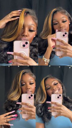 Cute Weave Hairstyles, Sew In Wig, Hair Plugs, Braids Hairstyles Pictures, Hair Laid, Favorite Hairstyles, Bleached Hair