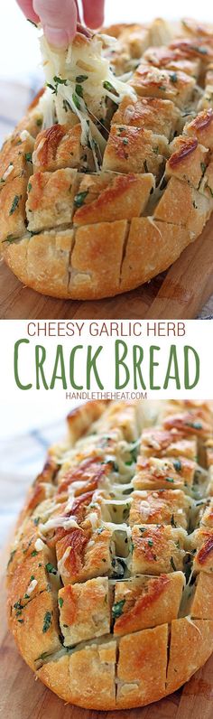 The BEST BREAD I've ever eaten!! So cheesy, buttery, and flavorful!! Crowd pleasing recipe.