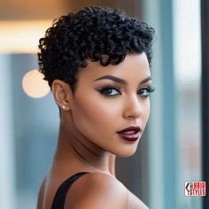 Lana Hair, Curly Twa, Short Curly Hair Updo, Women Short Hairstyles, Short Hairstyles For Black Women, Natural Hair Haircuts, Short Relaxed Hairstyles, Black Women Short Hairstyles