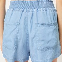 Easy, breezy, comfy, and with pockets! The Lily denim shorts will be the ones you grab for again and again! Tuck in your favorite tank and slip on some slides, and you're ready to go! Want to shake things up a touch? Layer a long cardigan or kimono on top. Short Waist, Easy Breezy