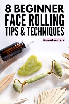 When To Use Jade Roller On Face, Facial Massage With Roller, Using A Jade Face Roller, Jade Face Roller Routine, Face Tools Skin Care Anti Aging, How To Jade Roll Your Face, Where To Use A Jade Roller, Stone Roller For Face, Face Massage Using Jade Roller