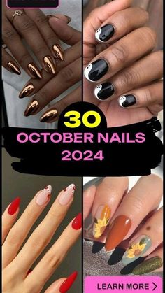 Navy And Maroon Nails, Nail Fashion Trends, 30 October, Cute Short Nails, Fall Manicure, Fall Designs, Manicure Inspiration, October Nails