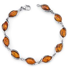 Sparkle all day long with our Baltic Amber Bracelet in . Sterling Silver makes this your next ultimate must have jewelry. Style SB4390 Amber Gemstone, Cognac Color, Classic Bracelets, Amber Pendant, Cultured Pearl Necklace, Amber Bracelet, Amber Earrings, Garnet Jewelry, Bracelet Sterling Silver