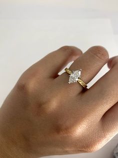 Jewel Wedding, 3 Stone Engagement Rings, Solitaire Setting, Marquise Cut Diamond, Diamond Solitaire Engagement Ring, Marquise Cut, Custom Engagement Ring, Ring Collections, Engagement Ring Settings