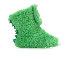 Your little one will love wearing the super cute and warm Capelli New York Dino Claw Boot Slipper! These cozy bootie slippers feature a warm upper, adjustable Velcro closure, light traction outsole, and soft fabric slipper lining for added warmth and comfort. Soft fabric upper, Easy pull on design with Velcro closure, Foam cushioned footbed, Light traction outsole, Soft slipper lining, Dino claw design for fun style, Capelli New York branding details | Unisex Kid's Capelli New York Toddler Dino Claw Dinosaur Boot Slippers in Green Combo Size Large House Shoes Slippers, Boot Slippers, Toddler Slippers, Soft Slippers, Slippers For Girls, Baby Slippers, Baby Boots, Shoe Carnival, Boy Shoes