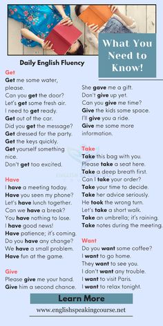 an english poster with the words what you need to know