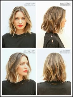 i've pinned this shoulder length bob a couple times already but here it is from all angles Angles Vs Layers Hair, Hair Styles 2014, Hairstyle Trends, Short Wavy Hair, Haircut And Color, Hairstyle Inspiration, Grunge Hair