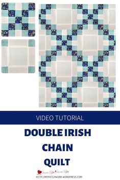 the video course for double irish chain quilt