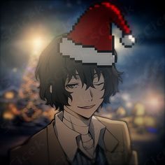 Bungou Stray Dogs Xmas pfp by Sxxhiori! they're free to use :) Bungo Stray Dogs Armed Detective Agency, Christmas Bsd Wallpaper, Bungo Stray Dogs Fisheye, Bsd Fanart Icons, Christmas Bungou Stray Dogs, Fyodor Christmas Pfp, Kenji Pfp Bsd, Anime Xmas Pfp