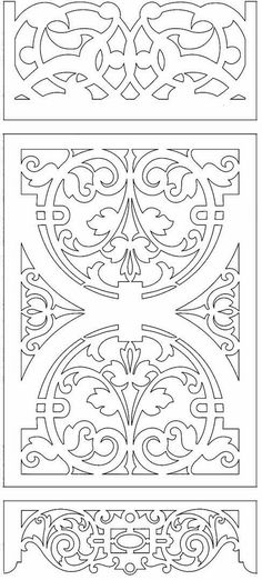 the design for an ornamental panel